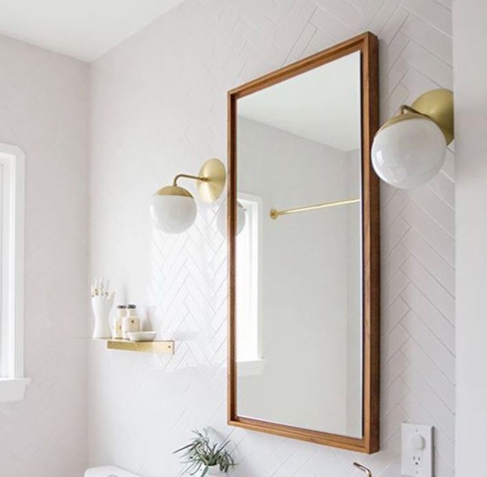 Gold Wall Sconce, Wall Sconce, Sconce Lighting, Mid Century Sconce, Modern Sconce,Metal Wall Sconce  Globe Wall Sconce