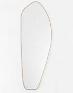 Full Body Mirror, Full Length Wall Mirror, Long Floor Mirror, Irregular Mirror, Asymmetrical Tall Mirror, Metal Frame Mirror For Bedroom