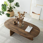 Wooden Coffee Table, Solid Wood Walnut Table, Living Room Coffee Table, Low Center Table