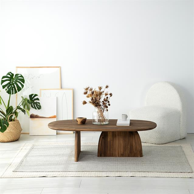 Wooden Coffee Table, Solid Wood Walnut Table, Living Room Coffee Table, Low Center Table