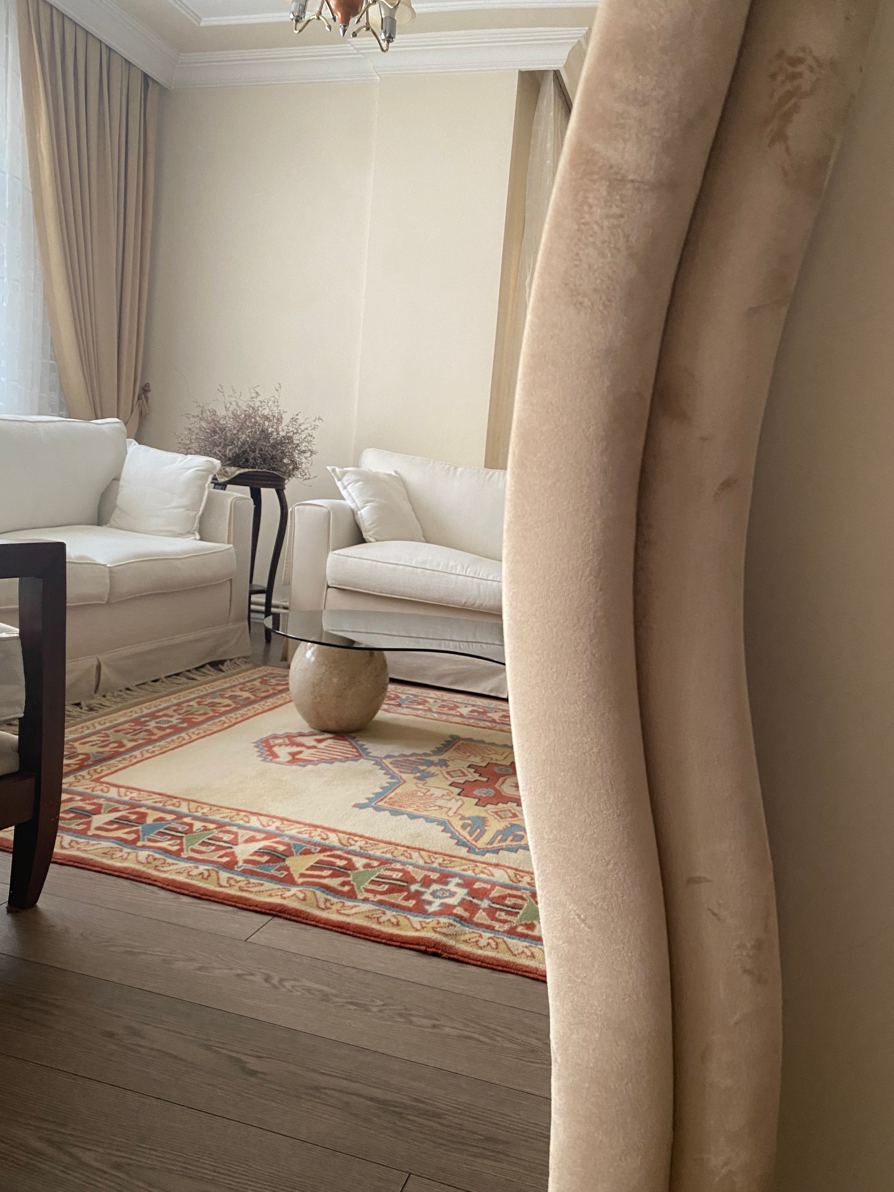 Wavy Floor Mirror, Wavy Full Lenght Mirror, Curvy Squiggle Mirror, Full Body Mirror, Irregular Asymmetrical Floor Mirror, Mirror Home Decor