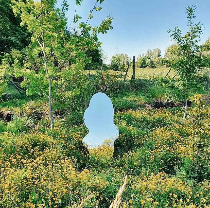 Orphée Asymmetric Wavy Mirror