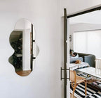 Orphée Asymmetric Wavy Mirror