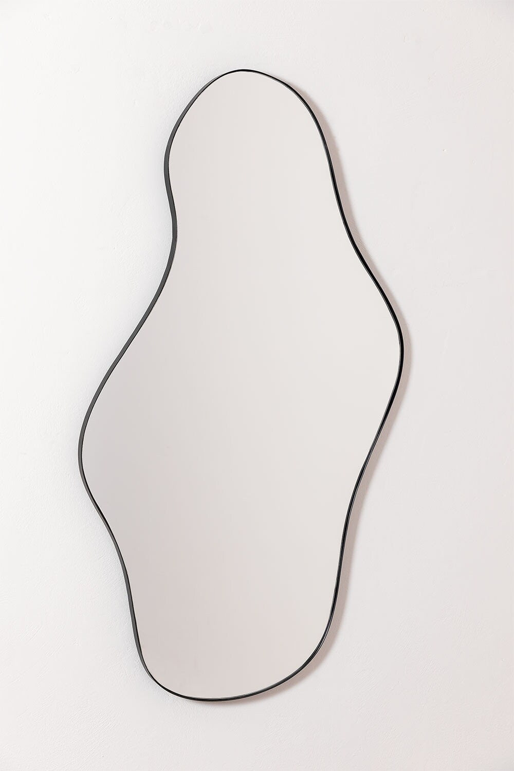 Asymmetric Wavy Mirror, Full Length Mirror, Curved Mirror, Irregular Tall Mirror, Asymmetrical Wall Mirror, Cloud Mirror, Bedroom Mirror